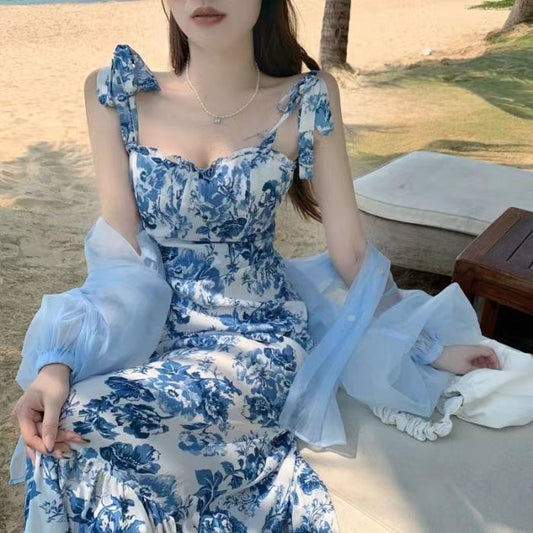 Women's French-style Versatile Elegant Slip Dress